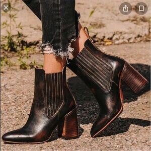 Brand new, never worn Janelle Freebird booties.